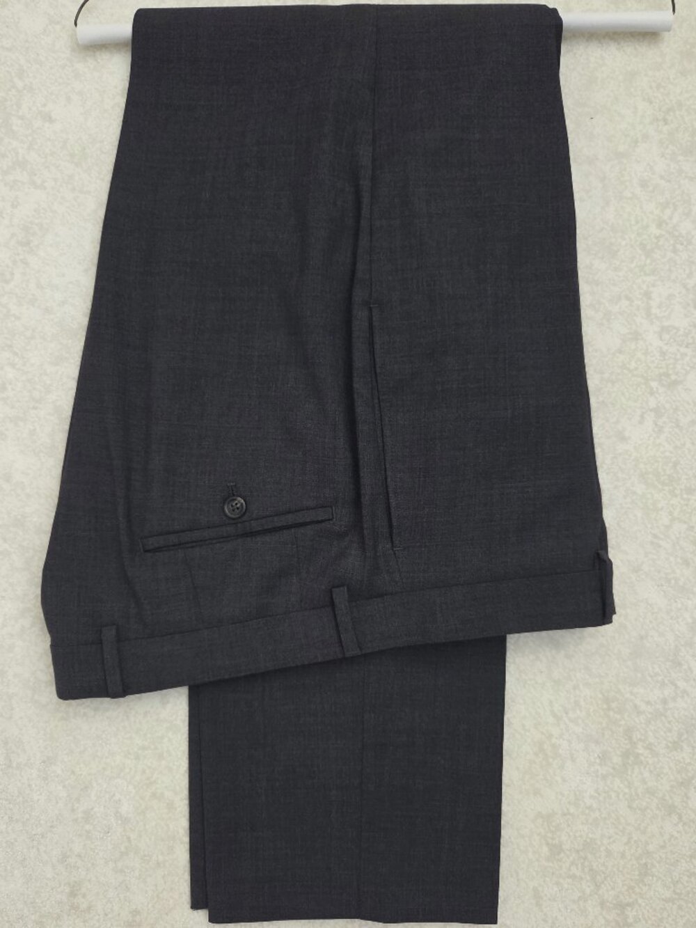 Lauren Ralph Lauren Ultraflex Hi-Perform Dress Slacks Dk Grey 33x32 -- $32